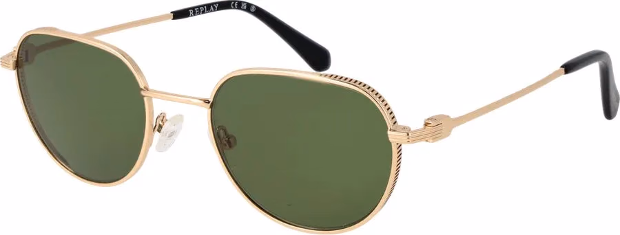 Replay Gold Metal Sunglasses