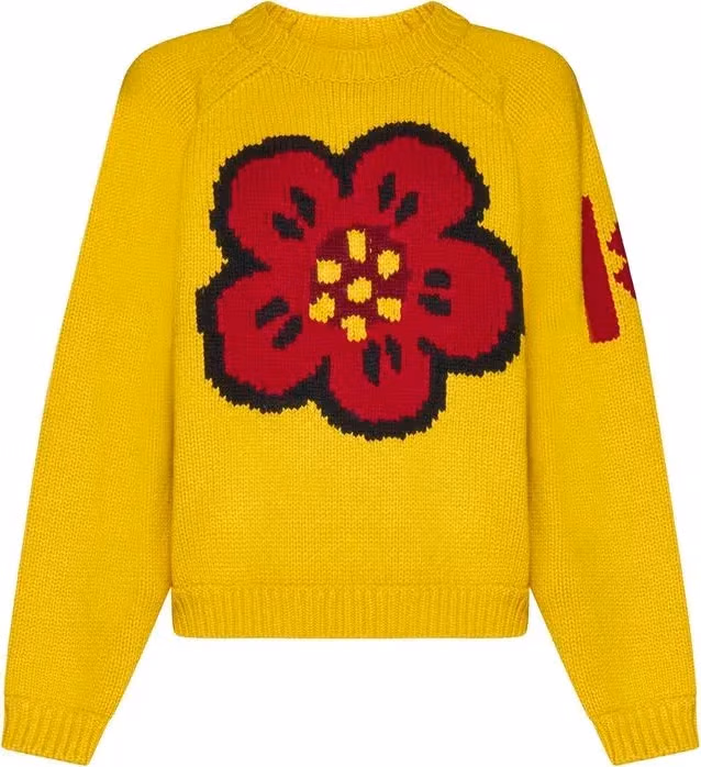 Kenzo Bicolor Cotton Sweatshirt
