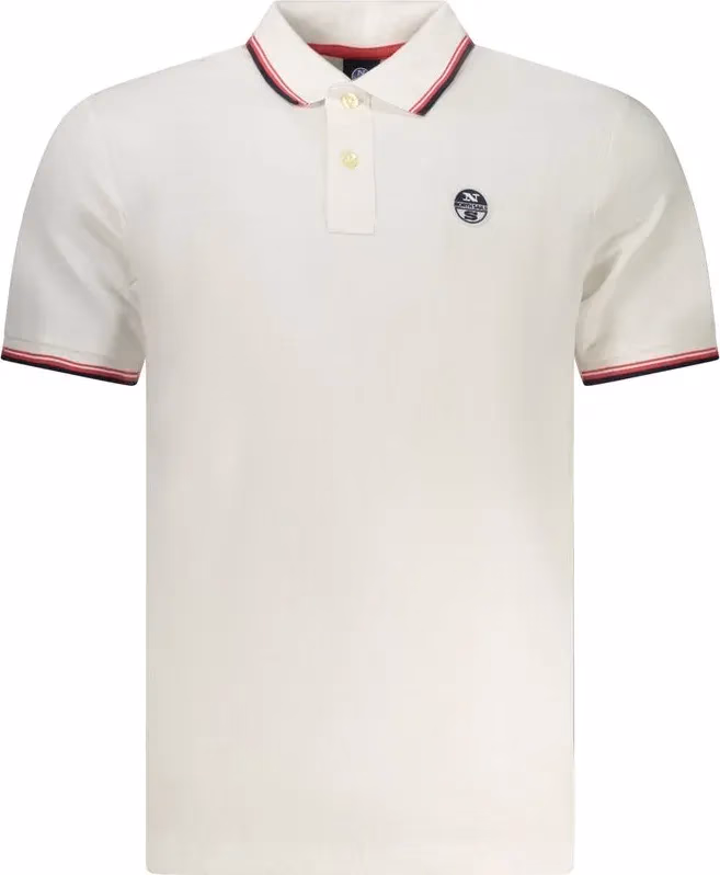 North Sails Bianco Cotton Men Polo