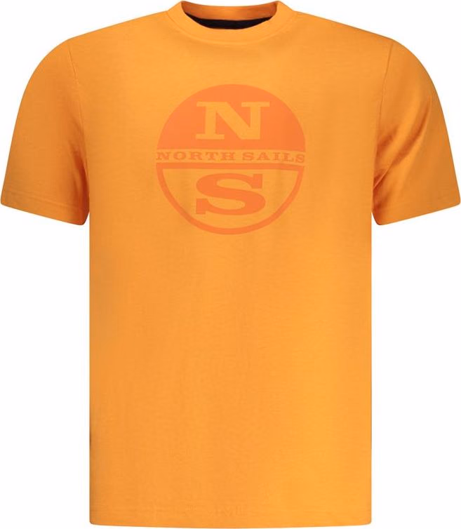 North Sails Arancione Cotton Men's T-Shirt