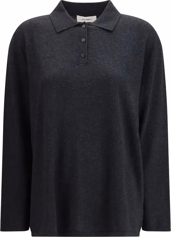 Lisa Yang Gray Cotton Sweatshirt