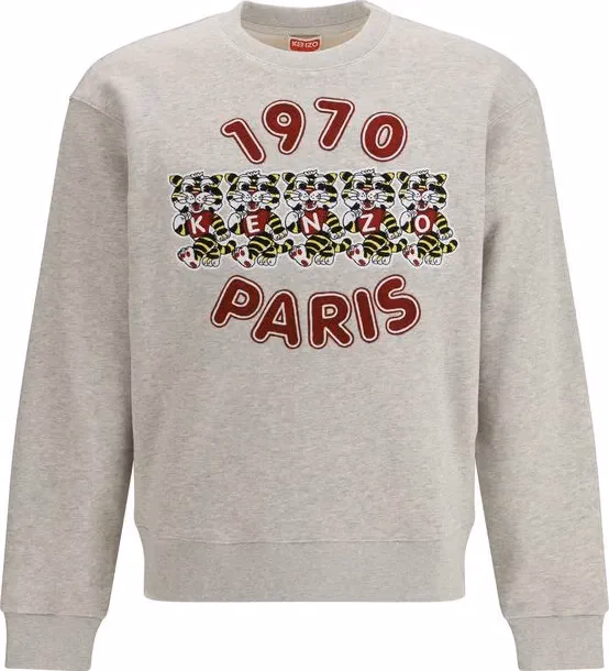 Kenzo Gray Cotton Sweatshirt