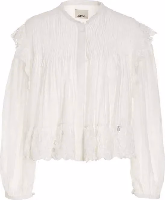 Isabel Marant White Viscose Top