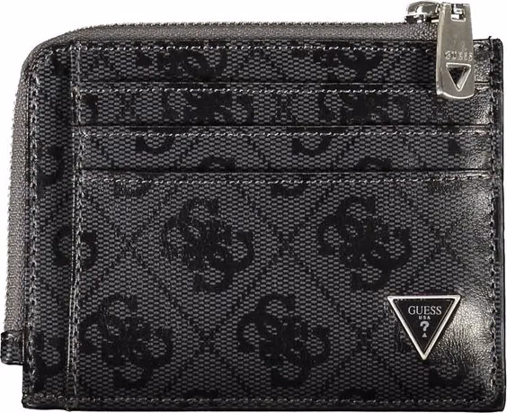 Guess Jeans Black Leather Cardholder
