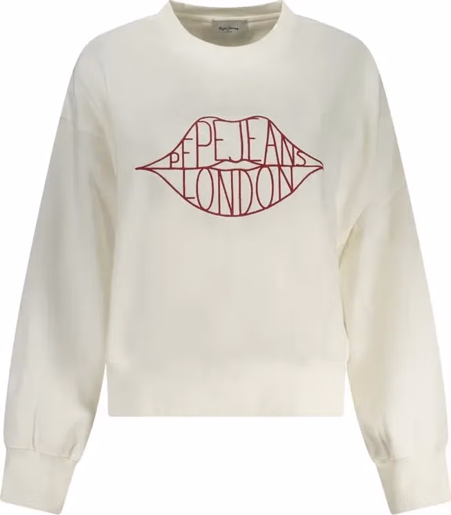 Pepe Jeans Bianco Cotton Womens Sweatshirt