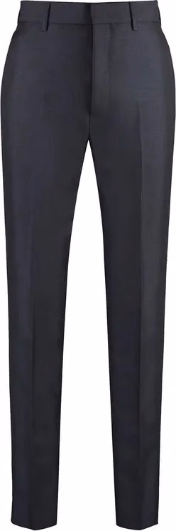 Prada Blue Mohair Dress Pants