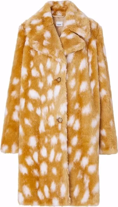 Burberry Beige Lambskin Coat