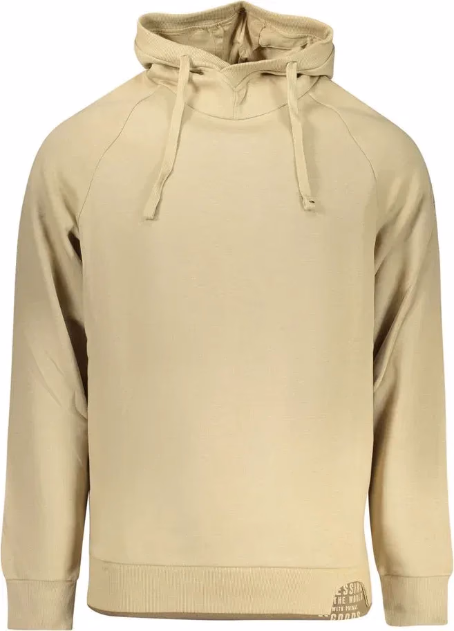 Rifle Beige Cotton Men Sweatshirt