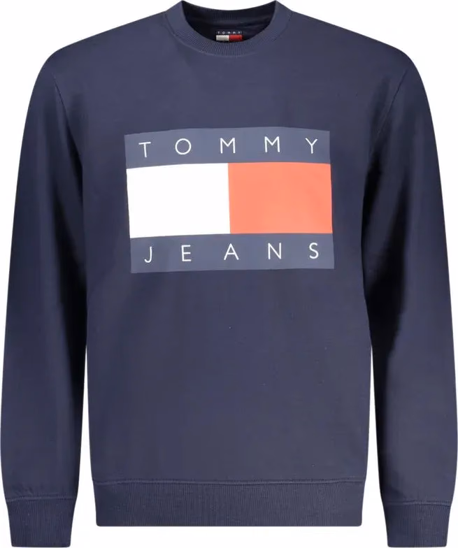 Tommy Hilfiger Blue Cotton Men Sweatshirt