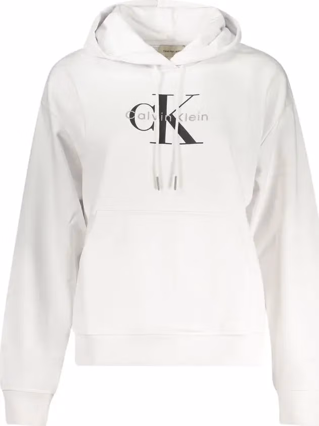 Calvin Klein Bianco Cotton Women Sweatshirt