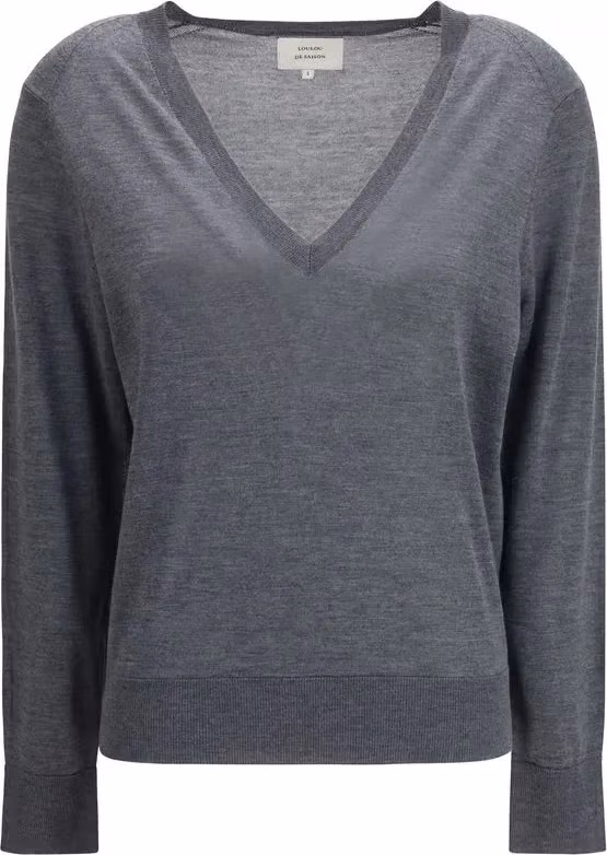 Loulou De Saison Gray Cashmere Sweater