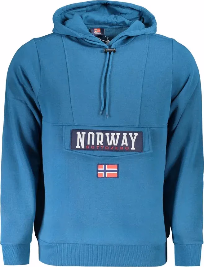Norway 1963 Blu Cotton Men Sweatshirt