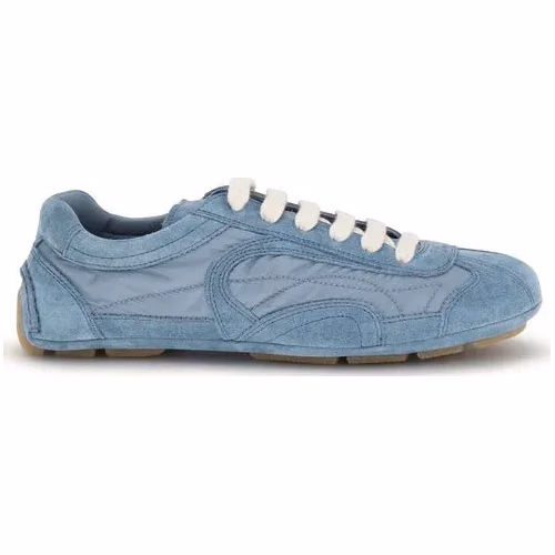 Prada Blue Lamb Ovis Aries Aries Athletic Sneakers