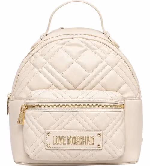 Love Moschino Beige Polyethylene Backpack