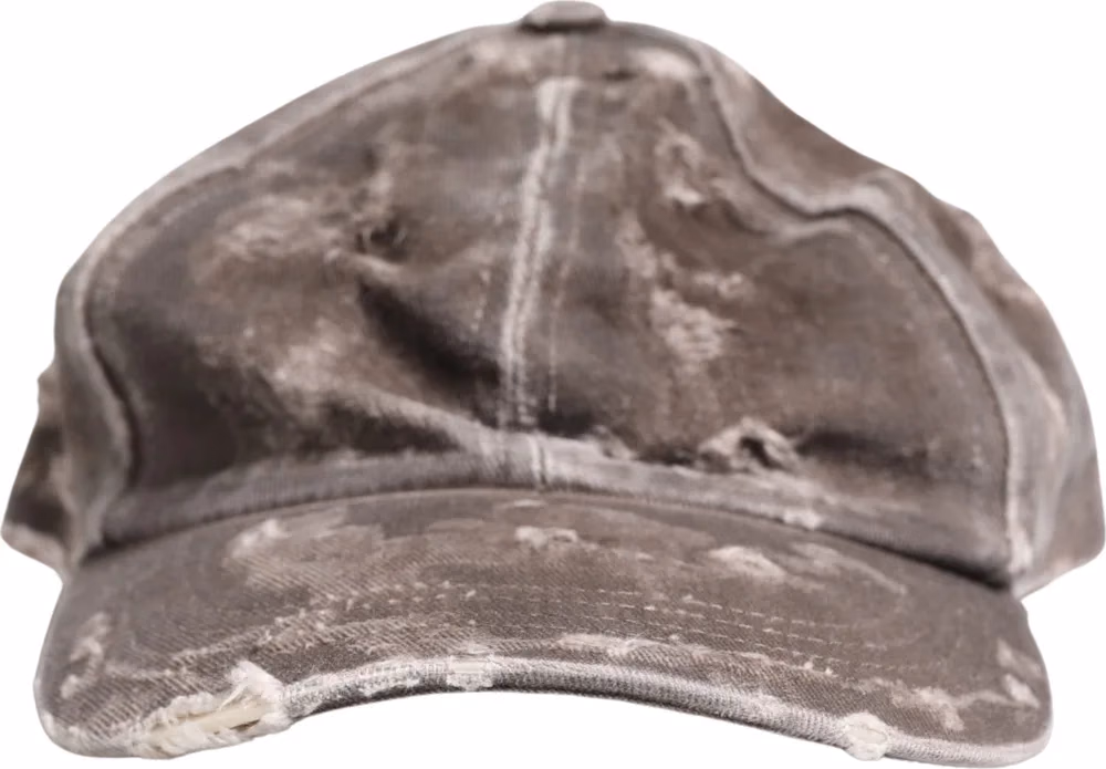 Dolce & Gabbana Men Brown Cotton Distressed Baseball Capello Hat