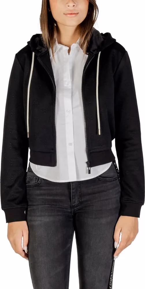 Guess Active Black Polyester Hoodie