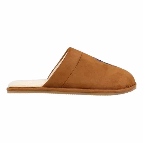Ralph Lauren Brown Textile Slippers
