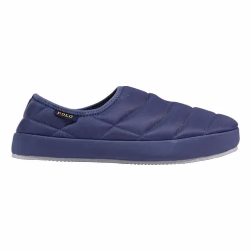 Ralph Lauren Blue Textile Slippers