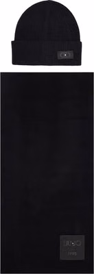Black Polyester Beanie