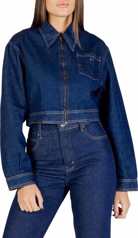 Colcci Blue Cotton Denim Jacket