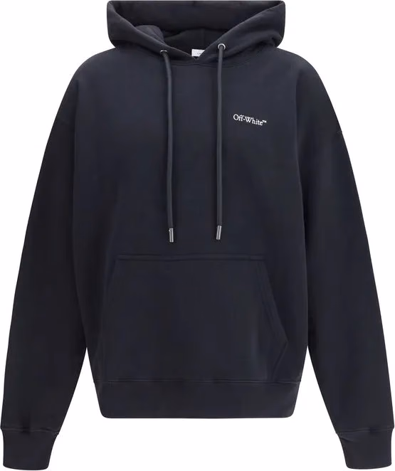 Off-White Black Cotton Sweatshirt