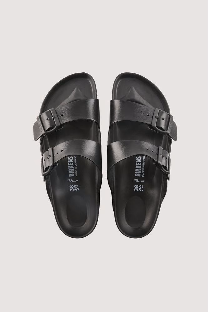 Birkenstock Black Polyester Flat Sandals