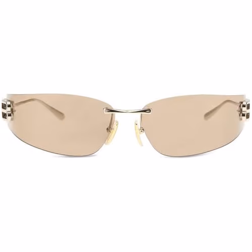 Balenciaga Gold Metal Sunglasses