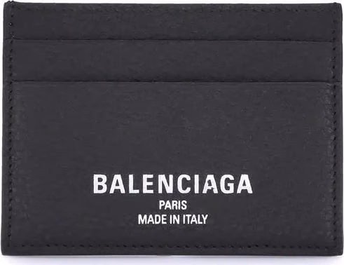 Balenciaga Black Lamb Ovis Aries Aries Wallet