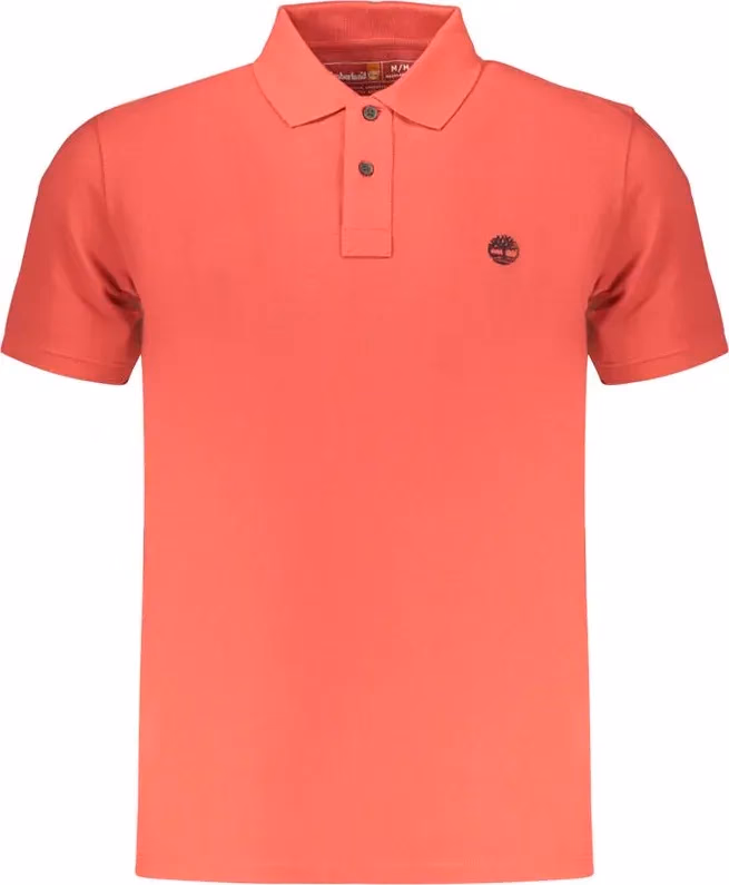 Timberland Red Organic Cotton Men Polo