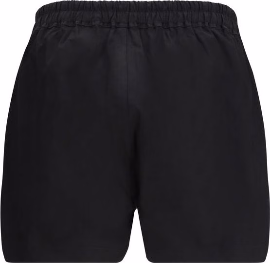 Rick Owens Black Cotton Bermuda Shorts