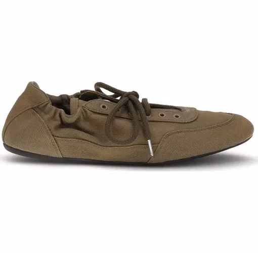 Prada Bicolor Cotton Athletic Sneakers