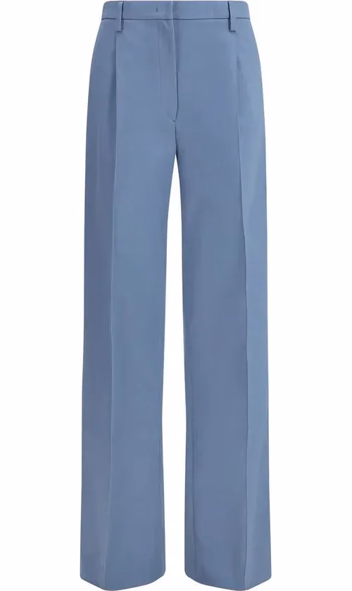 Prada Blue Cotton Chino Pants