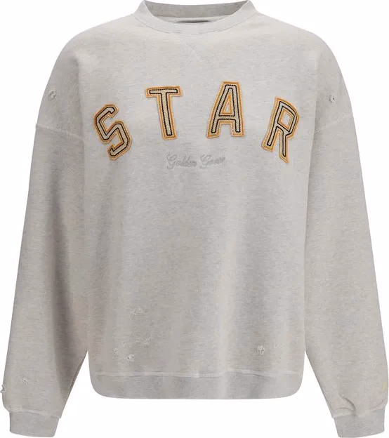 Golden Goose Gray Cotton Sweatshirt