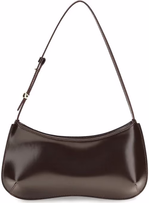 Jacquemus Brown Calf Leather Bos Taurus Shoulder Bag