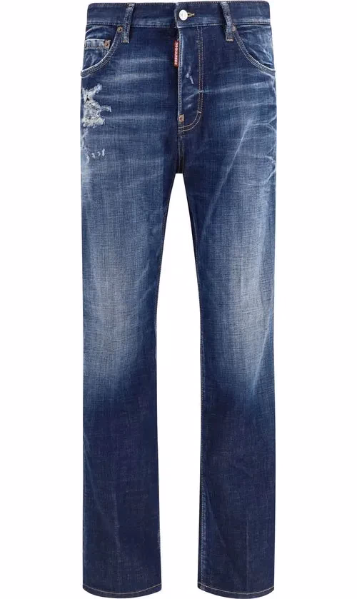 Dsquared² Blue Cotton Jeans Denim