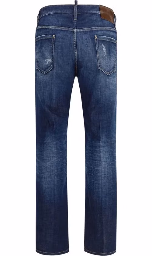 Dsquared² Blue Cotton Jeans Denim