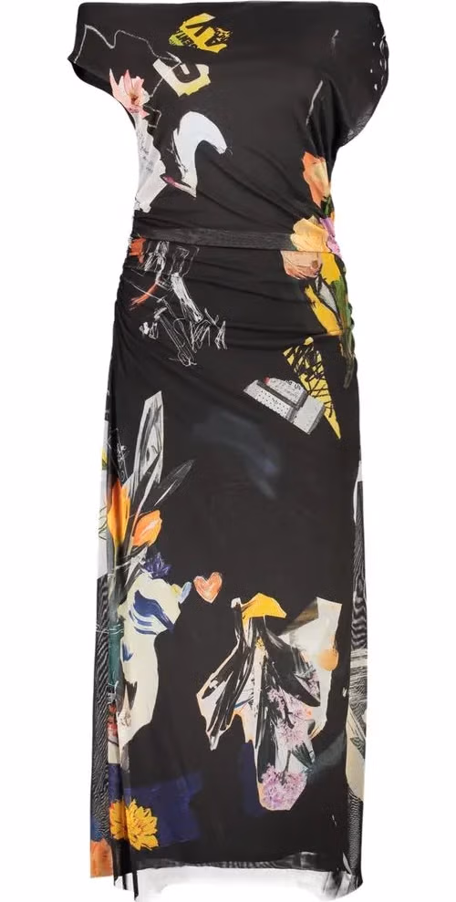 Desigual Black Viscosa Women Dress