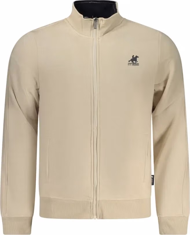 U.S. Grand Polo Beige Cotton Men's Sweatshirt