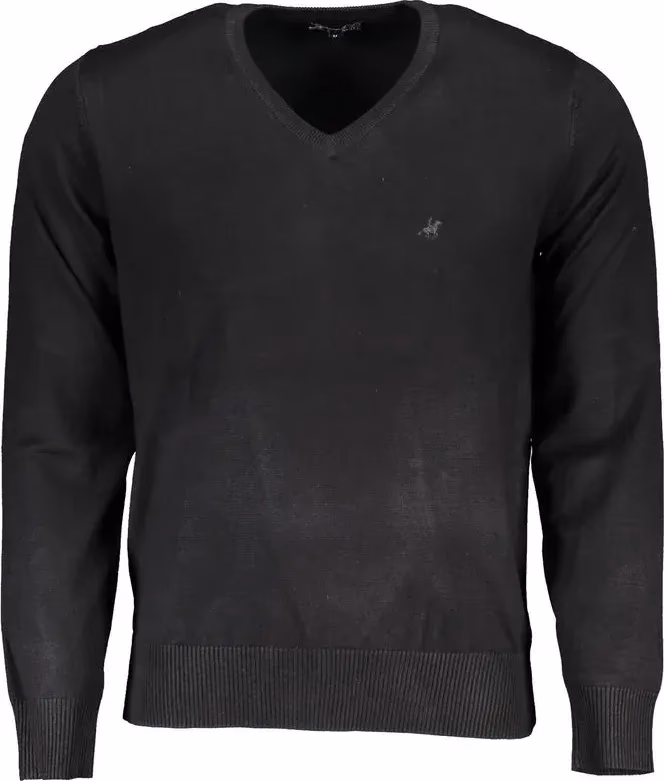U.S. Grand Polo Nero Viscosa Uomo Maglia