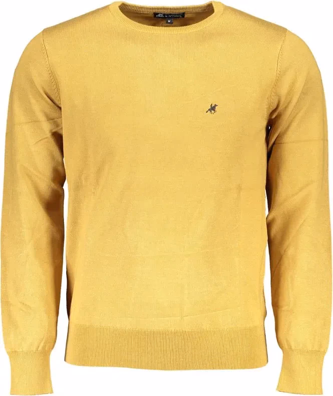 U.S. Grand Polo Yellow Viscosa Men Sweater