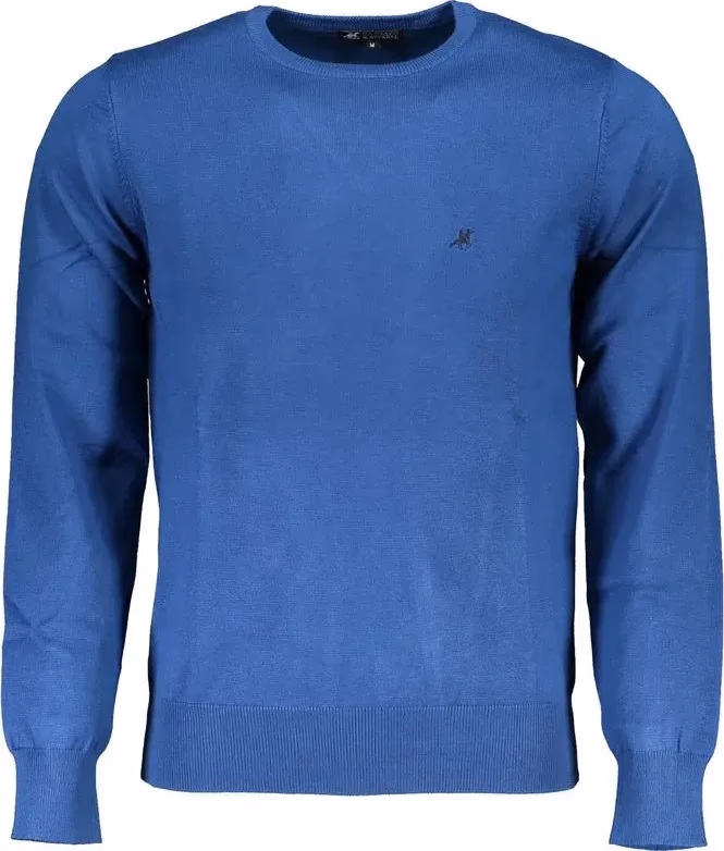 U.S. Grand Polo Blue Viscosa Men's Sweater