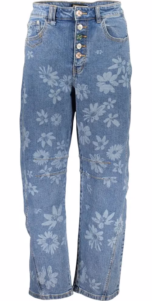 Desigual Azzurro Cotton Women's Jean