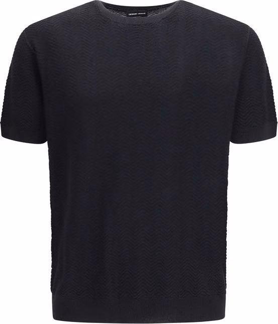 Giorgio Armani Black Silk Sweater