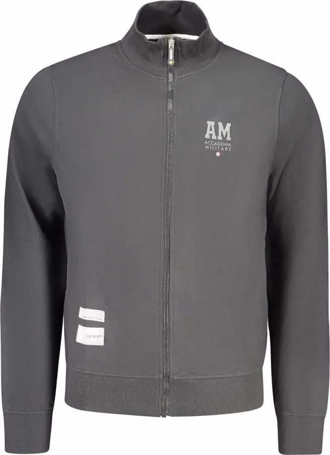 Accademia Militare Black Cotton Men Sweatshirt
