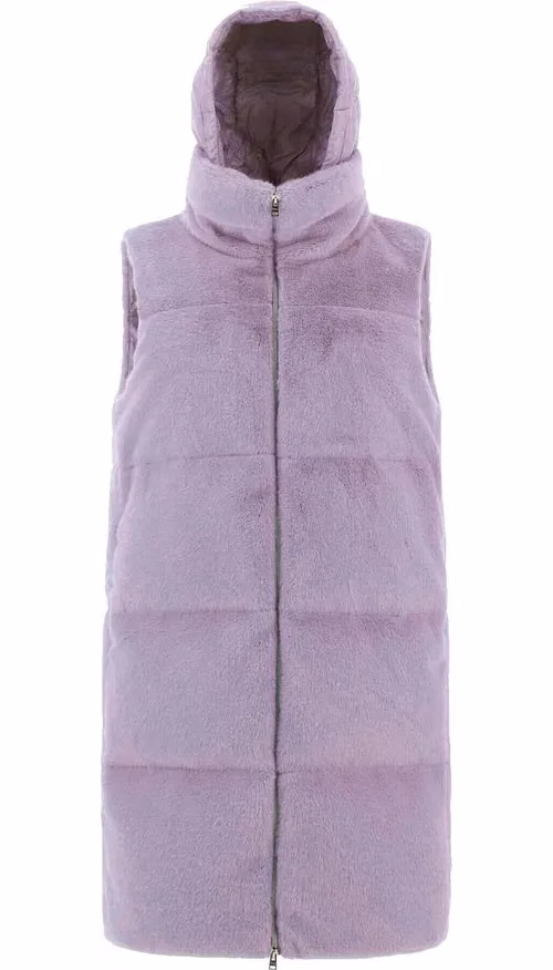 Herno Purple Polyamide Coat