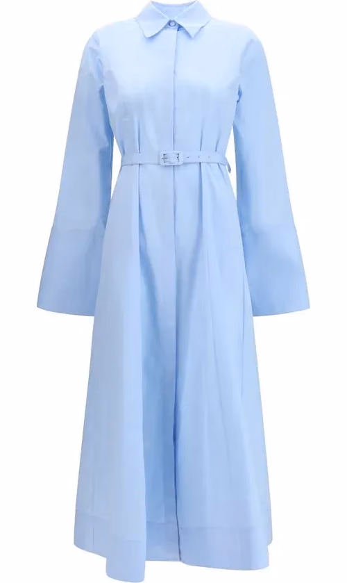Gabriela Hearst Blue Cotton Casual Dress
