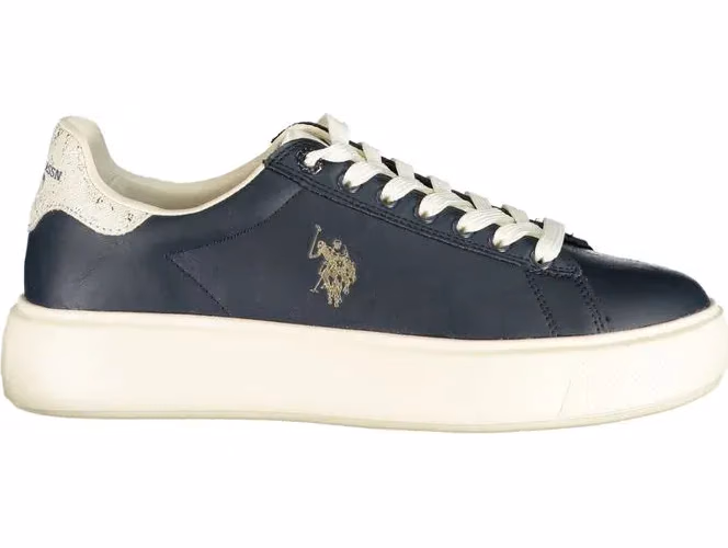 U.S. POLO ASSN. Blue Polyurethane Womens Sneaker