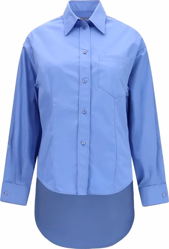Balenciaga Blue Cotton Shirt