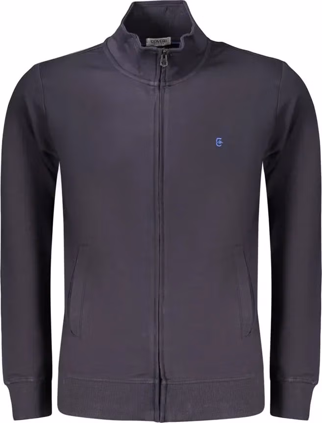 Coveri Moving Blue Cotton Men's Sweatshirt