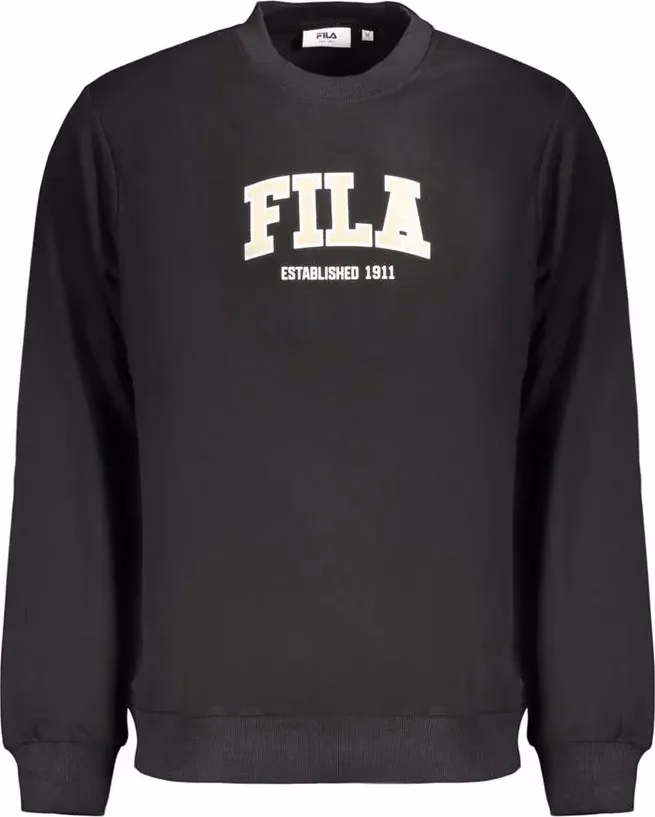Fila Black Cotton Men's Sweatshirt